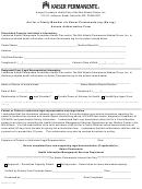 Act For A Family Member, Access Authorization Form