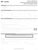 Form Gl2427 - Group Benefits Prior Authorization - Valcyte (valganciclovir) - 2014