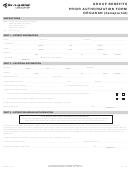 Form Gl2426 - Group Benefits Prior Authorization - Orgaran (danaparoid) - 2014