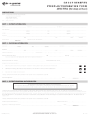 Form Gl2420 - Group Benefits Prior Authorization - Arixtra (fondaparinux) - 2014