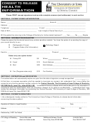 Consent To Release Health Information Form