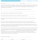 Refusal Of Recommended Treatment Form
