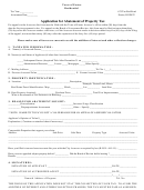 Application Form For Abatement Of Property Tax