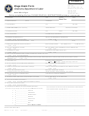 Fillable Wage Claim Form Printable pdf