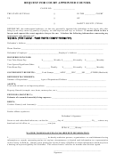 Request For Court Appointed Counsel Template