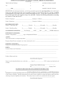 Affidavit Of Inability To Employ Counsel - Order Of Appointment Form