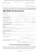 Affidavit Of Indigency - Request For Court Appointed Counsel Form