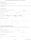 Student Request Form For Use Of A State Vehicle