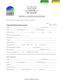 Fillable Individual Tax Questionnaire Form - City Of Huber Heights Printable pdf