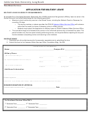 Application For Military Leave Form