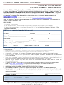 Medical Withdrawal Petition Form - Statement Of Serious Illness Or Injury