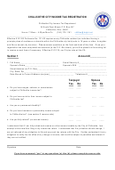 Chillicothe City Income Tax Registration Form