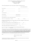 Agricultural Special Assessment Application Form - Sumter County Assessor