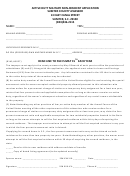 Active Duty Military Non-resident Application Form