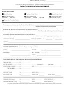 Facility Reservation Agreement Form - Town Of Fort Mill, South Carolina