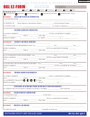 Bbl Ez-form - Basic Business License Application Form 2009-01