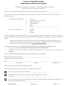 Form Com025 - Internal Tracking Of Request To Access Medical Records - Department Of Behavioral Health, County Of San Bernardino