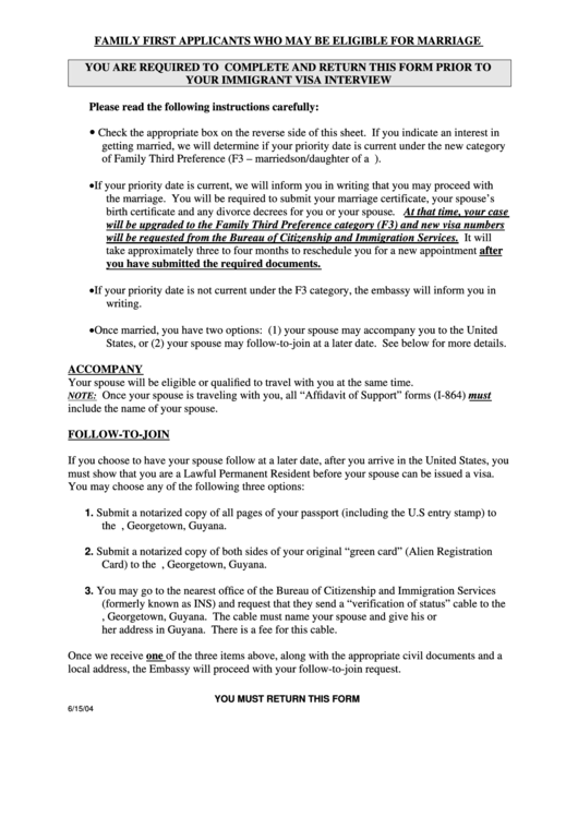 Eligibility For Marriage Form Printable pdf