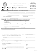 Claim For Refund - Colorado Department Of Finance - 2016