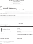 Agreement And Payment Request Form