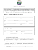 Variance Application Form - Teton County