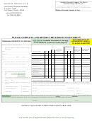 Tangible Personal Property Rental Tax Return Form