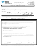 Formulary Tier Exception Member Request Form - Service Benefit Plan