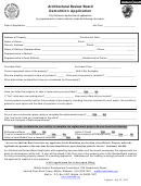 Demolition Application Form - Architectural Review Board