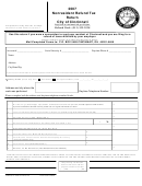 2007 Nonresident Refund Tax Return - City Of Cincinnati