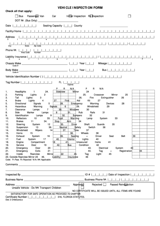 Dd Form 626 Requires Drivers To Provide Taiatronic
