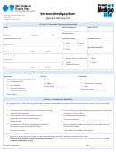 Form 280.277 - Bcbs Vermont Medigap Blue Application And Change Form
