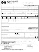 Form F7403r04 - Bcbs Subscriber Claim Form
