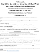 Family Event Registration Form