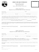 Form Cc32 - Child Care Grant Request To Save Funds For A Future Purchase