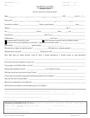 Social Security Intake Sheet Form