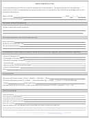 Special Health Care Plan Template