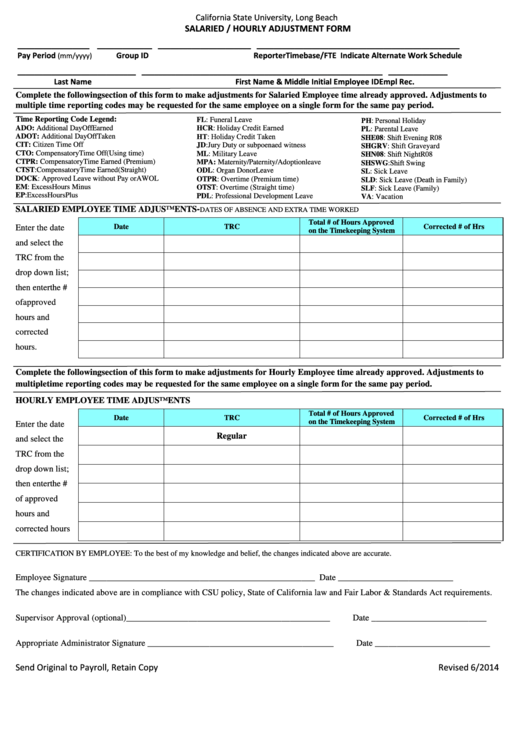 Top 6 Adjustment Request Form Templates Free To Download In PDF Format