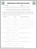 Medication Informed Consent Form - Wraparound Milwaukee Printable pdf