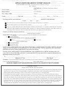 Form 11-a - Application For Absent Voter's Ballot - 2014