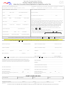 Form Tc96-184 - Motor Boat Transaction Record/application For Registration And/or Title
