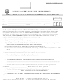Family Limited Partnership Annual Informational Questionnaire Form - Louisville Metro Revenue Commission