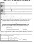 Application For Certified Copy Of Birth Certificate - California Department Of Public Health