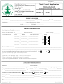 Tent Permit Application Form - City Of Bowling Green