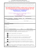 Mail Application For Certified Copy Of Death Certificate Form - San Joaquin County Public Health Services
