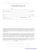 Note Secured By Deed Of Trust Form