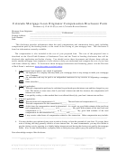 Colorado Mortgage Loan Originator Compensation Disclosure Form