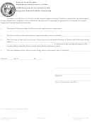 Certificate Of Cancellation Form - North Carolina Department Of The Secretary State