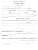 Fillable Form Vs-8 - Declaration Of Paternity - Kentucky State Registrar Of Vital Statistics Printable pdf