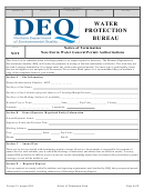 Fillable Notice Of Termination - Montana Department Of Environmental Quality Printable pdf