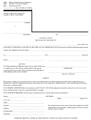Satisfaction Release Of Judgement Form - Court Of Cook County, Illinois